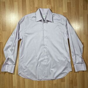 Armani Collezioni Shirt (Men’s Size L/43 17) • Long Sleeve • Button Up • Purple